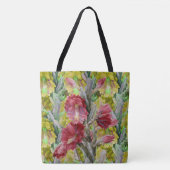 TOTE BAG CACTUS FLEURIER, FLEURS JAUNES ROUGES FLEURS (Devant)