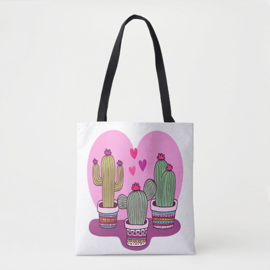 Tote Bag cactus mignon (Devant)