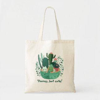 Tote Bag Cactus mignons et succulents