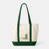 Tote Bag Cactus Pas un gros cactus drôle dire (Dos)