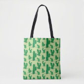 Tote Bag cactus pattern. hand drawing pattern. seamless han (Devant)