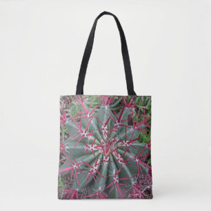 Tote Bag Cactus Photo Red Thorn Desert Plante Sud-ouest