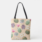 Tote Bag Cactus Succulent : Motif de détail élevé (Dos)