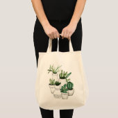 Tote Bag Cactus, succulents (Devant (produit))