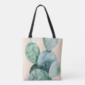 Tote Bag Cactus sur le corail (Dos)