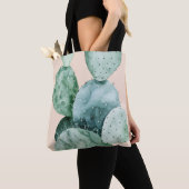 Tote Bag Cactus sur le corail (De près)