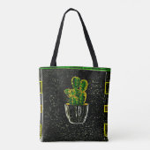 Tote Bag Cactus tirés (Dos)
