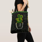 Tote Bag Cactus tirés (De près)