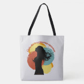 Tote Bag Cada dia trae nuevas opciones Libellé espagnol Tee (Devant)