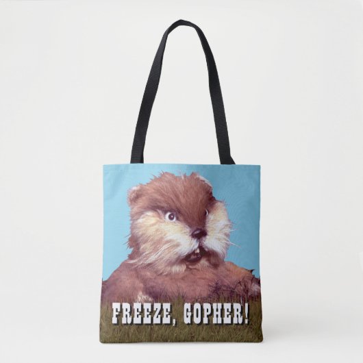 Tote Bag Caddyshack | Freeze, Gopher ! (Devant)