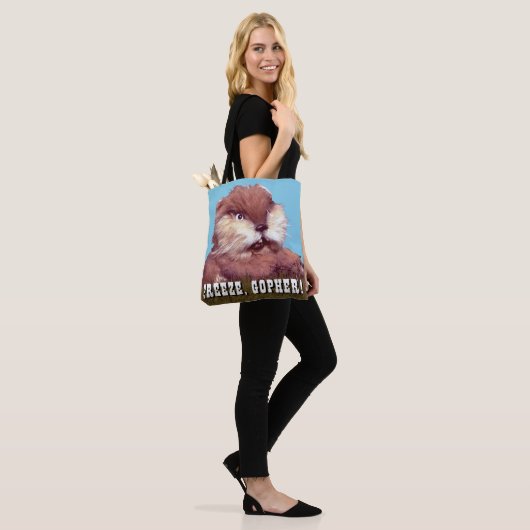 Tote Bag Caddyshack | Freeze, Gopher ! (Sur le modèle)