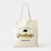 Tote Bag Cadeau 2025 Black Gold Graduate (Dos)
