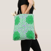 Tote Bag Cadeau amoureux vert (De près)