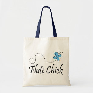 Tote Bag Cadeau bleu mignon de musique de poussin de
