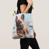 Tote Bag Cadeau Bulldog en France (De près)