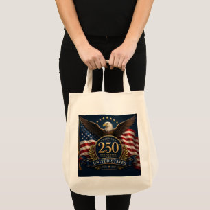 Tote Bag Cadeau commémoratif patriotique 250e anniversaire