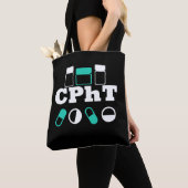 Tote Bag Cadeau CPhT certifié par un technicien en pharmaci (De près)