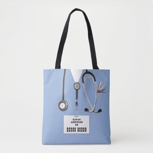 Tote Bag Cadeau créatif pour infirmière (Devant)