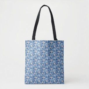 Tote Bag Cadeau d'anniversaire Aquarelle florale d'hiver