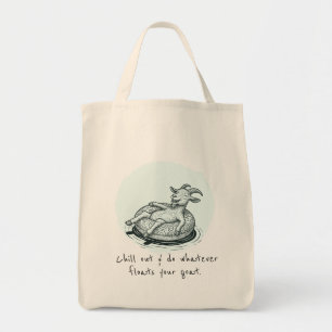 Tote Bag Cadeau d'anniversaire drôle Capricorne Chèvre Zodi