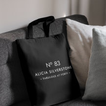 Cadeau d'anniversaire moderne simple noir élégant