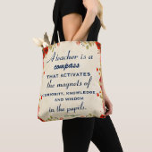 Tote Bag Cadeau d'appréciation de l'enseignant Un enseignan (De près)
