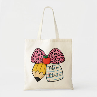 Tote Bag Cadeau d'appréciation personnalisé pour enseignant