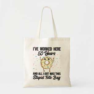 Tote Bag Cadeau d'appréciation pour 50 ans de travail