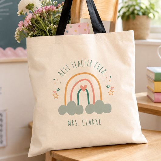 Tote Bag Cadeau d'appréciation pour le meilleur enseignant