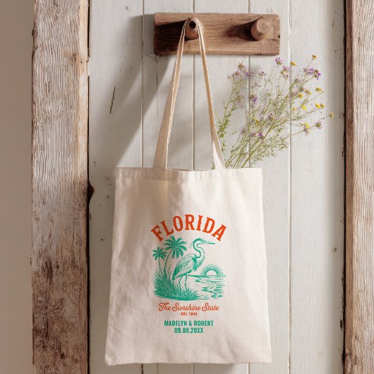 Tote Bag Cadeau de bienvenue de mariage en Floride Demoisel