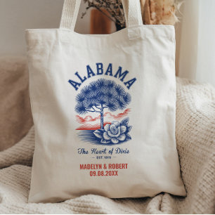 Tote Bag Cadeau de bienvenue pour mariage en Alabama pour d