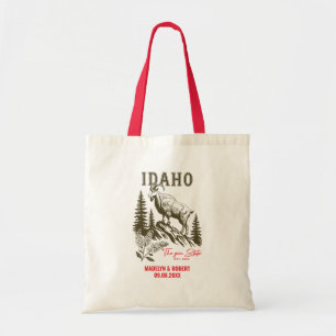 Tote Bag Cadeau de bienvenue pour un mariage dans l'Idaho p
