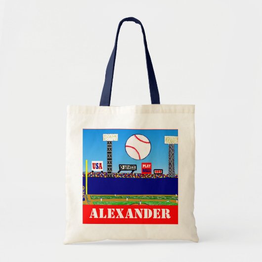 Tote Bag Cadeau de cartable de base-ball de 2013 sports (Devant)