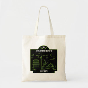 Tote Bag Cadeau de célébration de la citoyenneté néo-zéland
