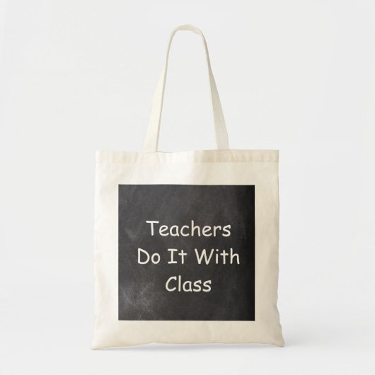 Tote Bag Cadeau de conception de tableau noir de classe d'e (Devant)