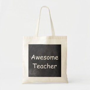 Tote Bag Cadeau de conception de tableau noir pour enseigna