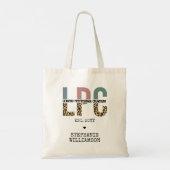 Tote Bag Cadeau de conseiller professionnel autorisé LPC pe (Dos)