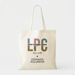 Tote Bag Cadeau de conseiller professionnel autorisé LPC pe