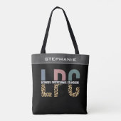 Tote Bag Cadeau de conseiller professionnel autorisé LPC pe (Dos)