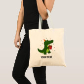 Tote Bag Cadeau de crocodile mignon (Devant (produit))