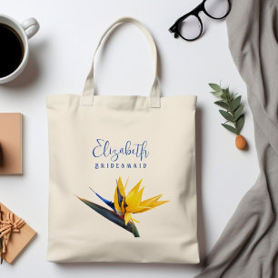 Tote Bag Cadeau de femme de chambre à l'oiseau de paradis