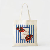 Tote Bag Cadeau de fête de fiançailles italienne tomate Cia (Devant)