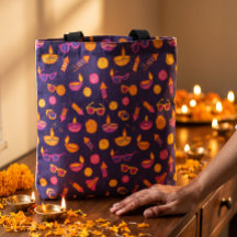Cadeau de fête Diwali mignon dessiné à la main