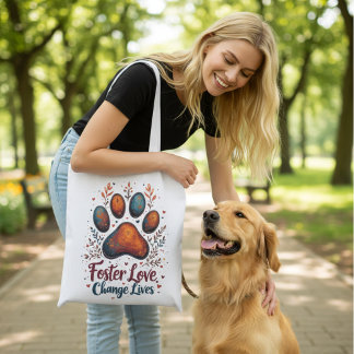 Tote Bag Cadeau de Fêtes pour Défenseur des Chiens Abrités