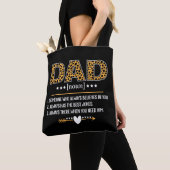Tote Bag Cadeau de la fête des pères avec impression léopar (De près)