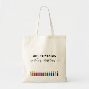 Tote Bag Cadeau de la semaine d'appréciation de l'enseignan