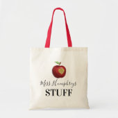 Tote Bag Cadeau de l'enseignant personnalisé (Devant)