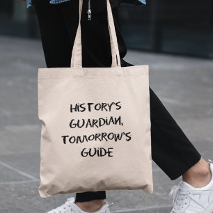 Tote Bag Cadeau de l'Histoire aux Amoureux et Enseignants d