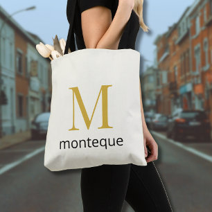 Tote Bag Cadeau de luxe personnalisé avec monogramme pour e