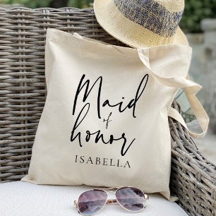 Tote Bag Cadeau de mariage chic de demoiselle d'honneur cal